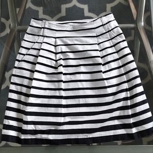 White House Black Market, Stripped Skirt Black & White